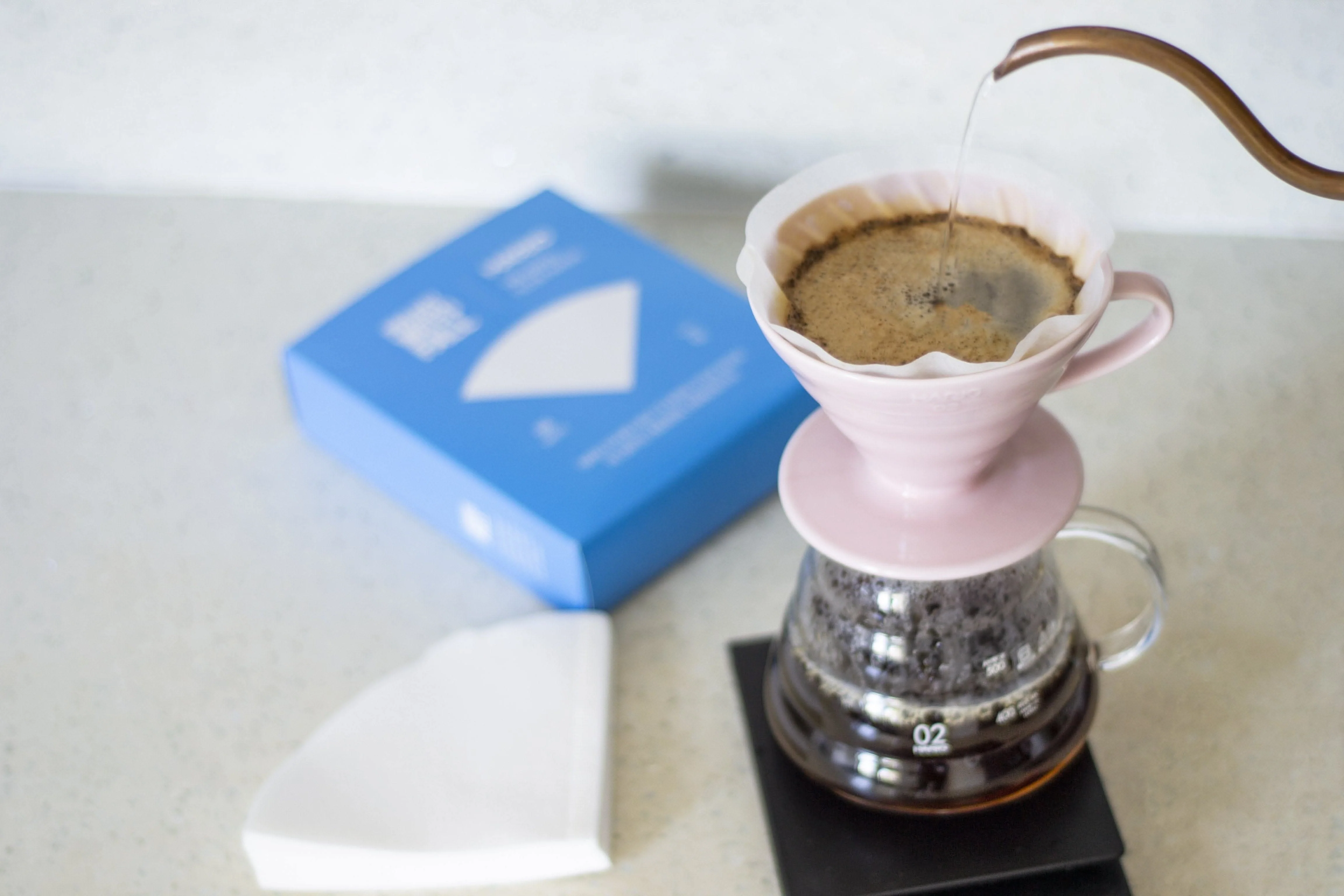 Hario X Project Waterfall V60 Coffee Filter Papers Size 02 (100 pack) - Image 4