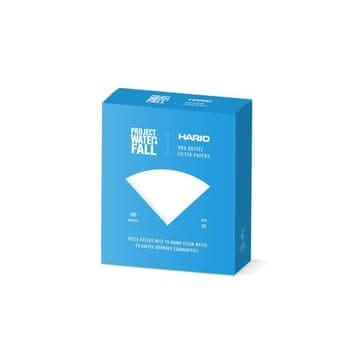 Hario X Project Waterfall V60 Coffee Filter Papers Size 02 (100 pack) - Image 5