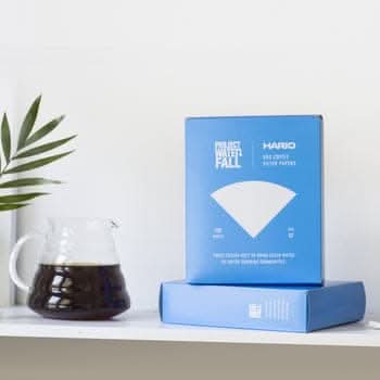 Hario X Project Waterfall V60 Coffee Filter Papers Size 02 (100 pack) - Image 6