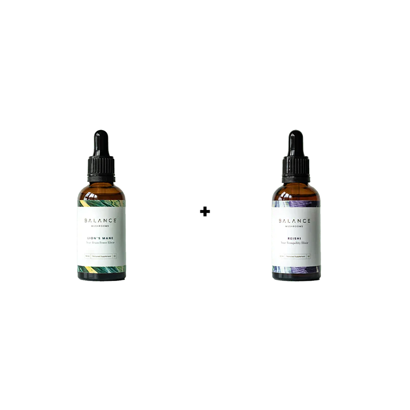Lions Mane & Reishi Elixir Combo (10ml each)