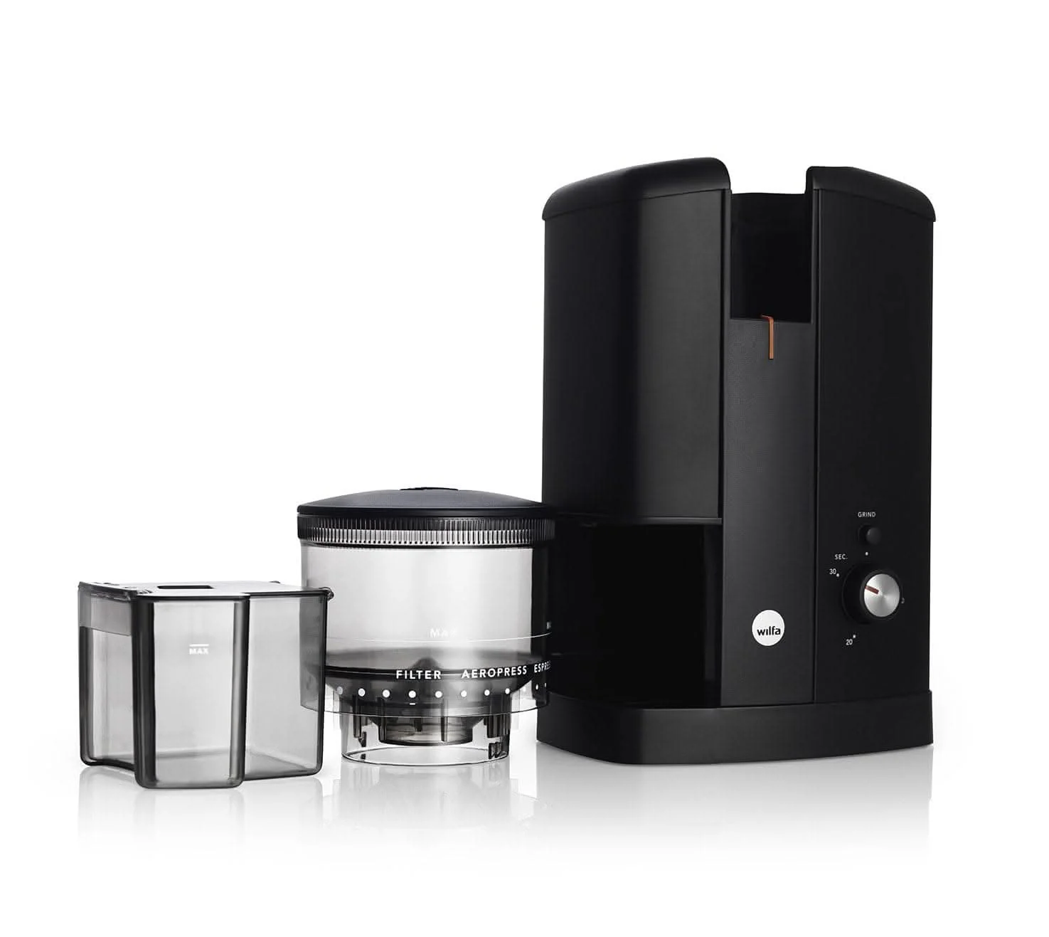 Wilfa Svart Aroma Precision Coffee Grinder (Black) - Image 2
